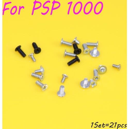 JCD For PSP1000 Screws Full Screw Set Repair Parts for Sony PSP 1000 1001 2000 3000