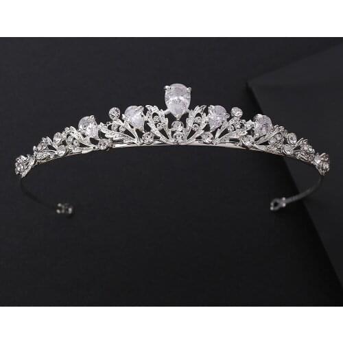 Wedding Crown Hair Jewelry Bridal Headpiece Women Baroque Rhinestones Crystal Tiaras Bridal Party Crowns Wedding Hair Accessorie