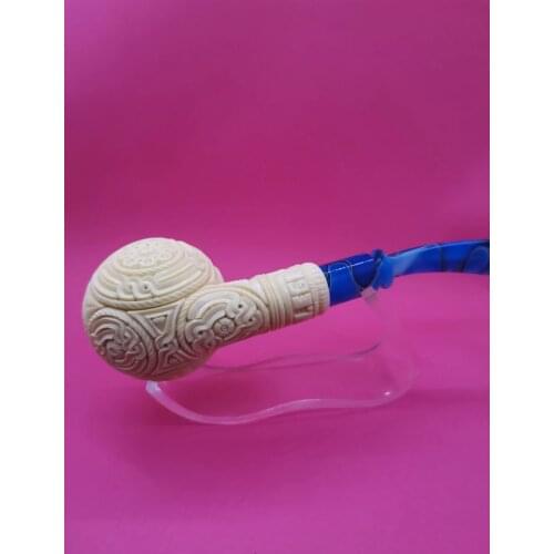 Flower meerschaum pipe smook pipe English meerschaum pipe