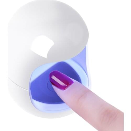 1Pcs Mini USB 3W Nail Dryer UV Gel polish LED Lamp Egg Shape Portable Manicure Drying Lamp 45s/60s DIY Home Nail Art Tools