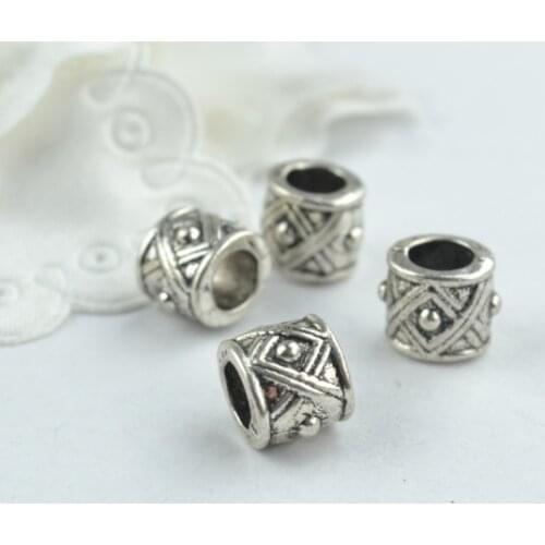 15 pcs Tibetan Silver metal Beads Fit For European Charm Bracelet Jewelry Making DIY Jewelry Findings Handmde 18153