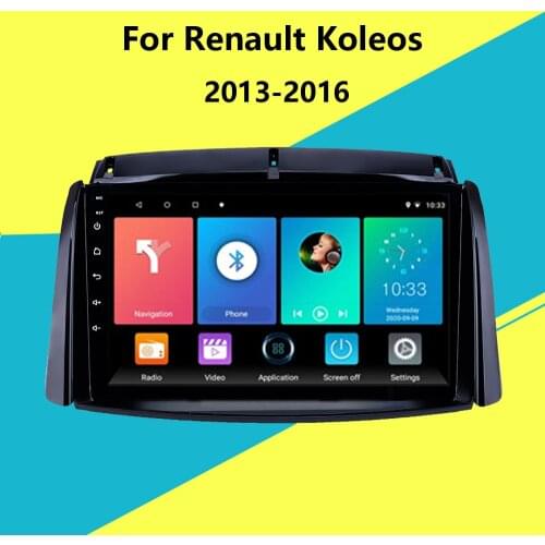 2 DIN 9 Inch Car Radio Multimedia Video Player WIFI Navigation GPS Android for Renault Koleos 2013 2014 2015 2016