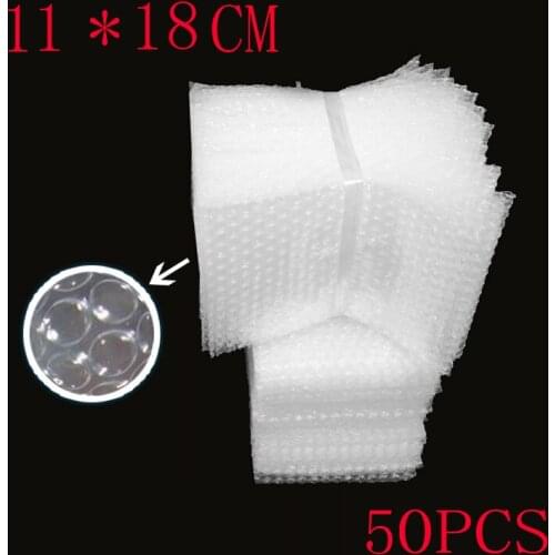 48 Pieces Size 113x180mm Plastic Wrap Envelope Bubble packing Bags PE clear bubble bag Shockproof bag double film bubble bag