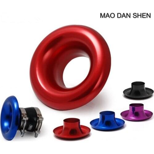 Car modified 3" Short Cold Air Compressor Intake Inlet Velocity Stack Turbo Horn Kit Universal