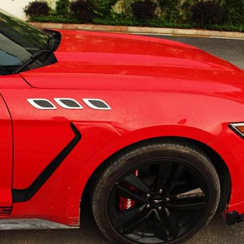 Car Hood Front Fender Decoration Engine Hood Trim for 15-20 Ford Mustang Car Exterior Decoration Accessories