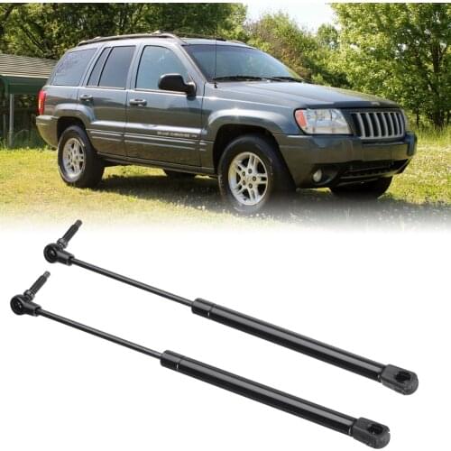 2PCS Rear Window Gas Struts Support Lift Bars For Jeep Grand Cherokee MKI WJ WG 1999-2004 55136761AA 6453024072 Car Styling