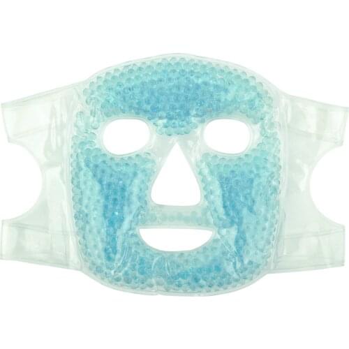Gel Ice Face Mask Hot Cold Therapy Reusable Full Face Mask Cold Pack Fatigue Relief Cooling Face Mask Facial Care Tools