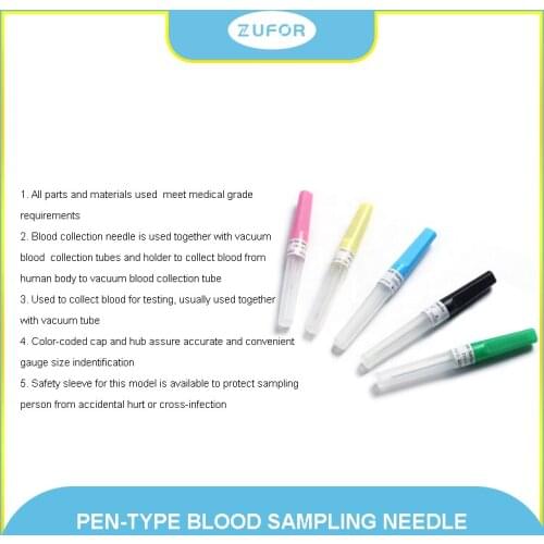 100pcs/box Needles Disposable blood collection needle vacuum blood test needle pen type for butterfly needle