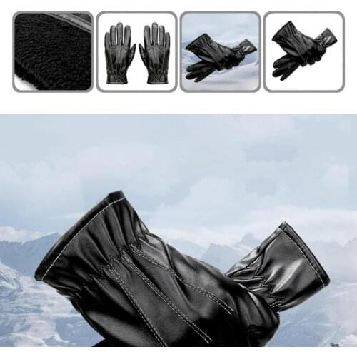 Wear Resistant Daily Costume Driving Motorcycle Winter Warm Gloves for Men