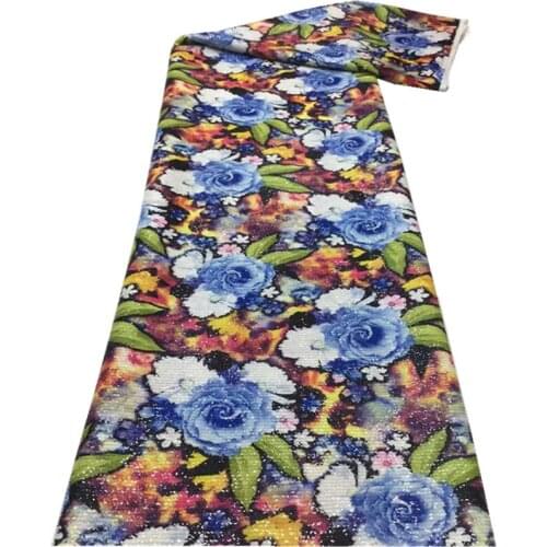 French sequins lace fabric 2021 high quality embroidery african net laces nigerian tulle fabrics 5 yards/piece for sewing cd-125