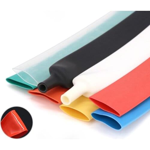 Multicolor Double Wall Heat Shrinkable Tube With Glue Φ12.7mm 15.4mm Insulated Sleeving Tubing 3:1 Shrink