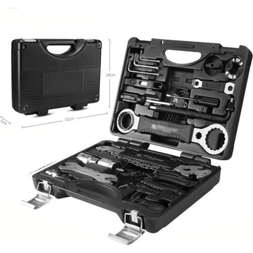 BIKE HAND Bicycle Repair Toolbox 18-in-1 Bicycle Multi-function Tool Chain Pedal BB Wrench MTB Tire Repair Tool Spoke Wrench Kit
