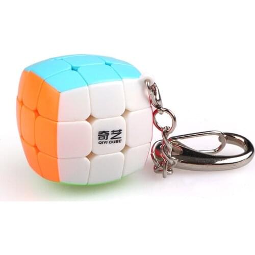 Neo Mini Speed Keychain Magic Cube Puzzle 3x3x3 Professional Educational Adult Anti-stress Cubes Childrens Toys For Boys