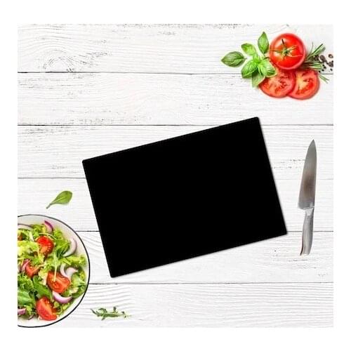 Black Glass Cutting Board Anti Bacterial Design Kitchen Cutting Chopping Boards Luxury Kitchen Supplies 30x40cm