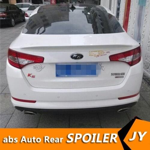 For KIA Optima Spoiler 2011-2015 K5 spoiler High Quality ABS Material Car Rear Wing Primer Color Rear Spoiler