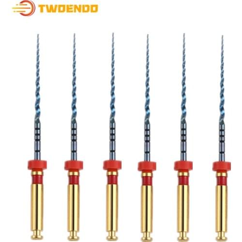 Dental 3 Boxes 21mm 25mm Super Blue Heat Activation Endo Files for Engine Use Dentist Tool Root Canal Treatment