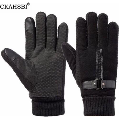 Touched Screen Mittens Winter Bike Riding Glove Sports Windstoppers Technology Windproof Warm Zipper Men Women Cycling Gloves