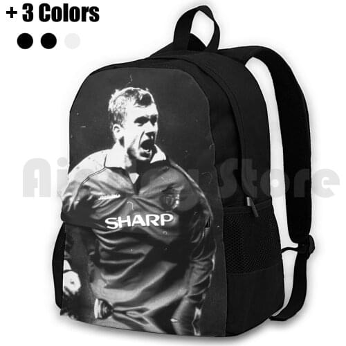Vintage Scholes Outdoor Hiking Backpack Waterproof Camping Travel Paul Scholes England Football Premier