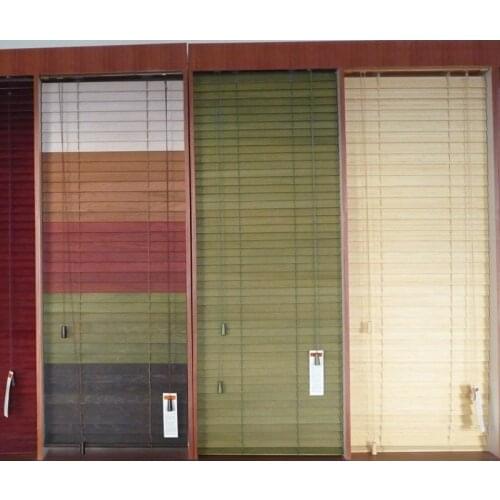 Window Blinds 35MM 100% Wood Blinds With Steel High Hedrail And Wooden Bottomrail,Home Decoration, Factory Direct Selling