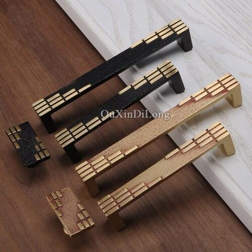 Top Designed 10PCS Antique Solid Brass Kitchen Door Furniture Handles Cupboard Wardrobe Drawer Cabinet Pulls Handles and Knobs