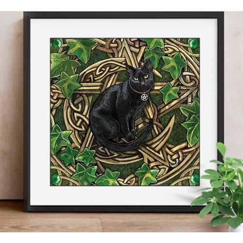 Diamond Embroidery Cat Full Square Diamond Painting Animal Diy Diamond Mosaic Picture Of Rhinestone Handmade Decor Home