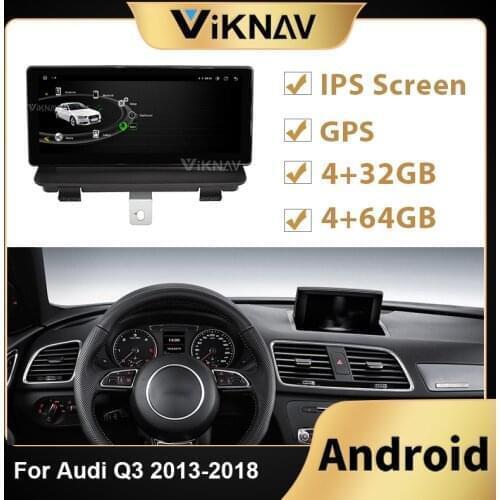Android Car Radio Head Unit For AUDI Q3 2013 2014 2015 2016 2017 2018 Car DVD Multimedia Player GPS navigation Stereo Recorder