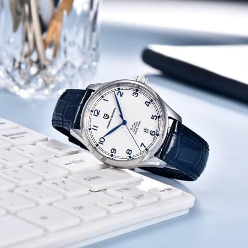 PAGANI DESIGN Automatic Watch Mens Classic Luxury Leather Mechanical Watches Top Brand Sapphire Glass NH35 Movement Pilot Watch