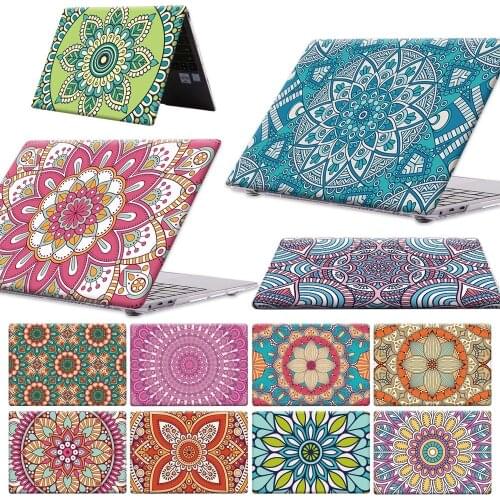 Printed mandala Laptop Shell Anti-Scratch case cover For Huawei MateBook 13 14/MateBook D14 D15/MateBook X Pro 2019 13.9