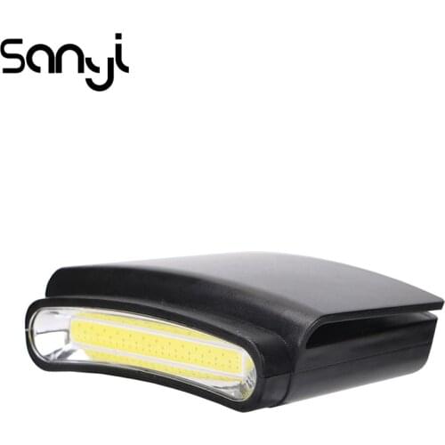 COB LED Cap Headlamp Clip-on Hat Light Bright Headlight Lanterna Night Fishing Camping Cycling Hiking