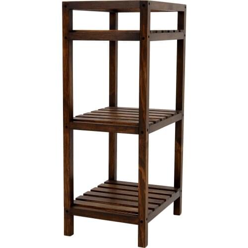 3 Tier Design Decorative Wooden Elegant Home Kitchen & Bathroom Shelf Disassembled 30x40x80 Cm Holder Multi Storage Organizer