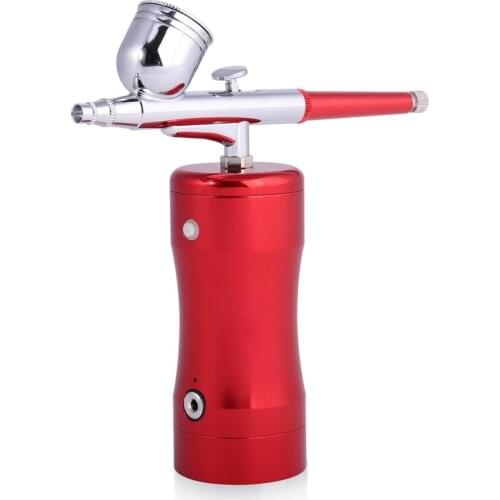 Mini Airbrush Paint Sprayer Small Spray Gun Pump Pen Set Air Compressor Kit for Art Body Painting Tattoo Cake Model Making