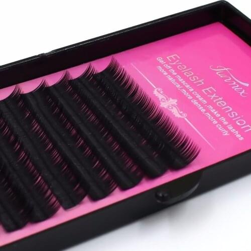 10Rows 0.15mm C Curl Natural Individual False Eyelashes Extension Imitate Mink Eye Lash For 3d 6d