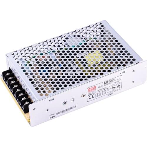 Original Mean Well AD-55 AD-155 Series meanwell 55W 155W Single Output with Battery Charger UPS Function power supply