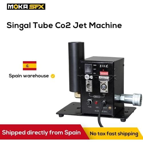 Shipping From Spain 2 Units Single Tube Dmx Co2 Spray CO2 Jet Machine Co2 Smoke Machine Cryo Effects Co2 Cannons For Clubs