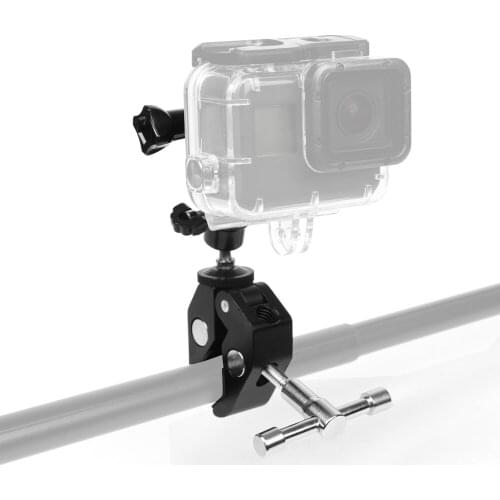 Gun Fishing Rod Bow Arrow Stick Fixed Clip Holder for GoPro Hero 7 6 5 4 3 for SJCAM Eken Action Camera