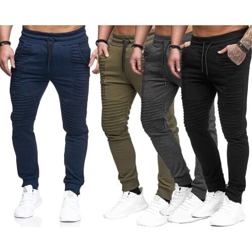 Casual Pants 2021 Men Joggers Streetwear Hip Hop Sweatpants Fitness Men Sportswear Pants Stripe Gym Jogging Pants Trousers Men