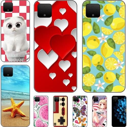 Silicone Phone Case For Google Pixel 4XL XL4 Cases Soft TPU Phone Back Cover For Google Pixel 4XL Full 360 Protective Shell