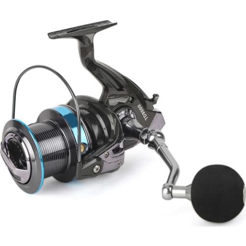 TD8000/TD9000 Spinning Reel 4.9:1Full Metal Body WaterProof Anti-Corrosion14+1BB Fishing Reel Drag Power Fish Reel Distant Wheel
