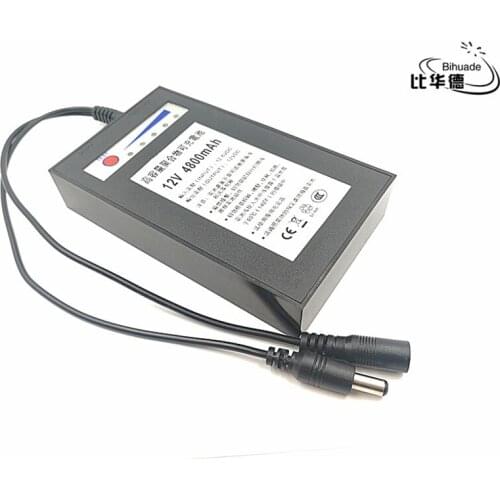 12V 4800mah lithium battery Rechargeable DC battery polymer batteria For monitor motor LED light outdoor spare Battery