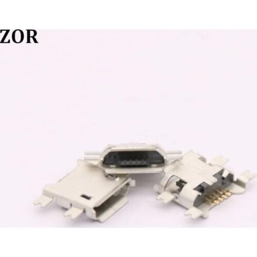 2pcs 5P V8 Port Micro USB Jack connector socket for Blackberry Lenovo OPPO V880 U880 N880S N760 for Huawei Y220 5pin