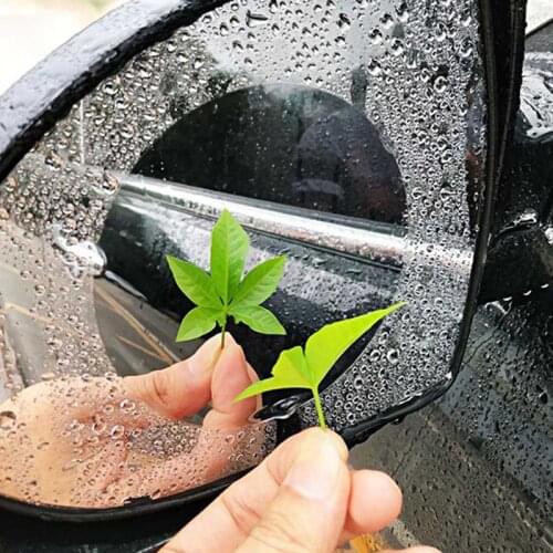 2Pcs/Pair Car Anti Water Mist Film Anti Fog Coating Rainproof Rearview Mirror Window Waterproof Protective Film Car Styling