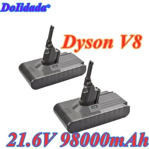 98000mAh 21.6V Battery For Dyson V8 Battery for Dyson V8 Absolute /Fluffy/Animal/ Li-ion Vacuum Cleaner rechargeable Battery
