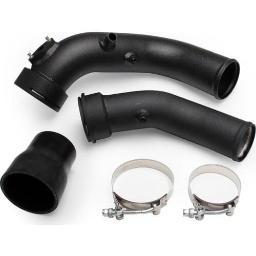 1Set Car Aluminum Black Intake Charge pipe Cooling kit Fits BMW F20 F30 135i 235i 335i N55 3.0T Air Intake Turbo Charge Pipe