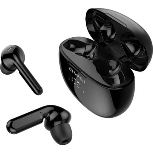 Bluetooth EarBuds Compact Stereo Lightweight Bluetooth V5.0 Earphones for Music Listening