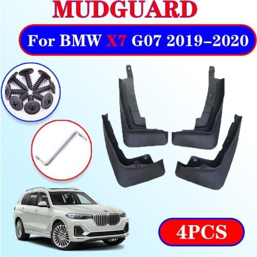 Car Mudflaps For BMW X7 G07 2020 ~ 2019 4 PCS Front Rear Fender Mud Guard Flap Splash Flaps Mudguards Accessories