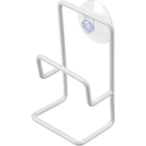 Drain Rack Dish Organizer Sink Rack With Sucker Storage Drying Holder Suction Cup Metal Strong White Black Suction Cup Holder