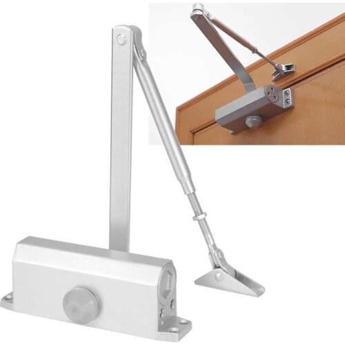 Door Closer Hydraulic Buffer Door Stopper Automatic 180 Degree Positioning Door Closer