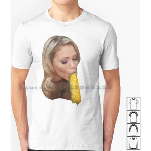 Mia Malkova-Cornstars Series T Shirt 100% Cotton Corn Sucking Hardcore Glasses Breast Pussy Teen Bikini Vagina Remy La Croix