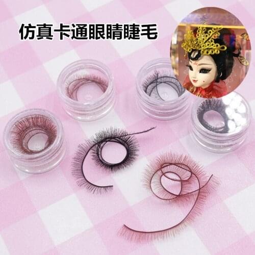 Resin clay dolls with eyelashes, knotted pigs, running, soft clay, BJD humanoid hand-made