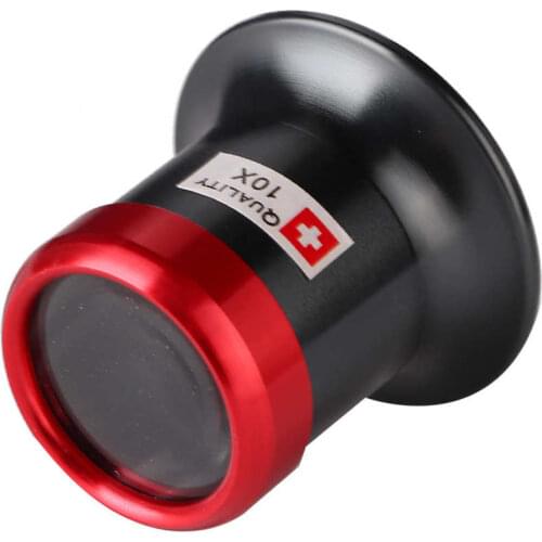 5x 10x Loupe Sapphire Metal Lens Barrel Watchmaker Magnification Magnifier for Watches To Repair Elderly Reading Books